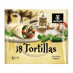 Tortillas de Blé Antalya - 30cm, 90g x18