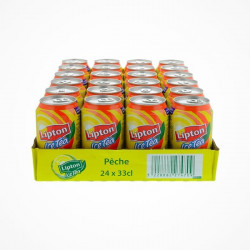 Lipton - Ice Tea Saveur Pêche - 33cl x 24