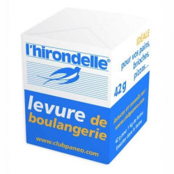 Levure de Boulangerie L'Hirondelle - 42g