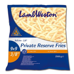 Frites Private Lamb Weston - 9x9 - 4x2.5 kg