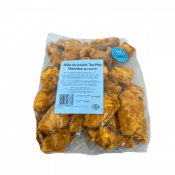 Ailes de Poulet Tex Mex (Marinées Curry) Surgelées - 800 g